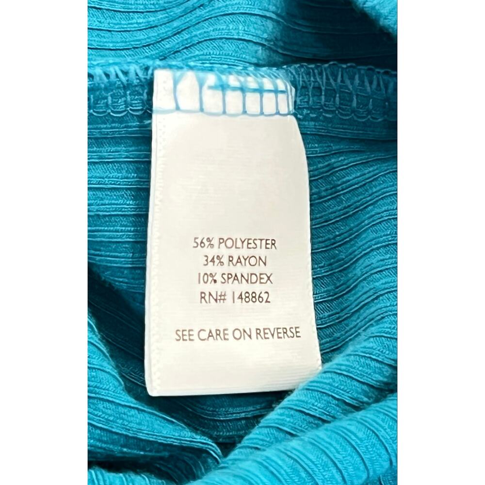 TORRID Super Soft Rib Knit Tank Top Women's Plus Size 2 Scoop Neck Teal Blue 2X - Picture 8 of 10
